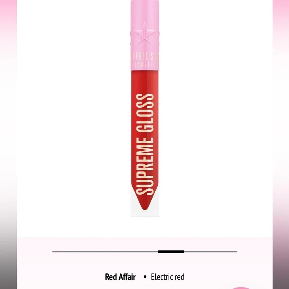 Jeffree Star Supreme Lip Gloss in Red Affair, NEW!